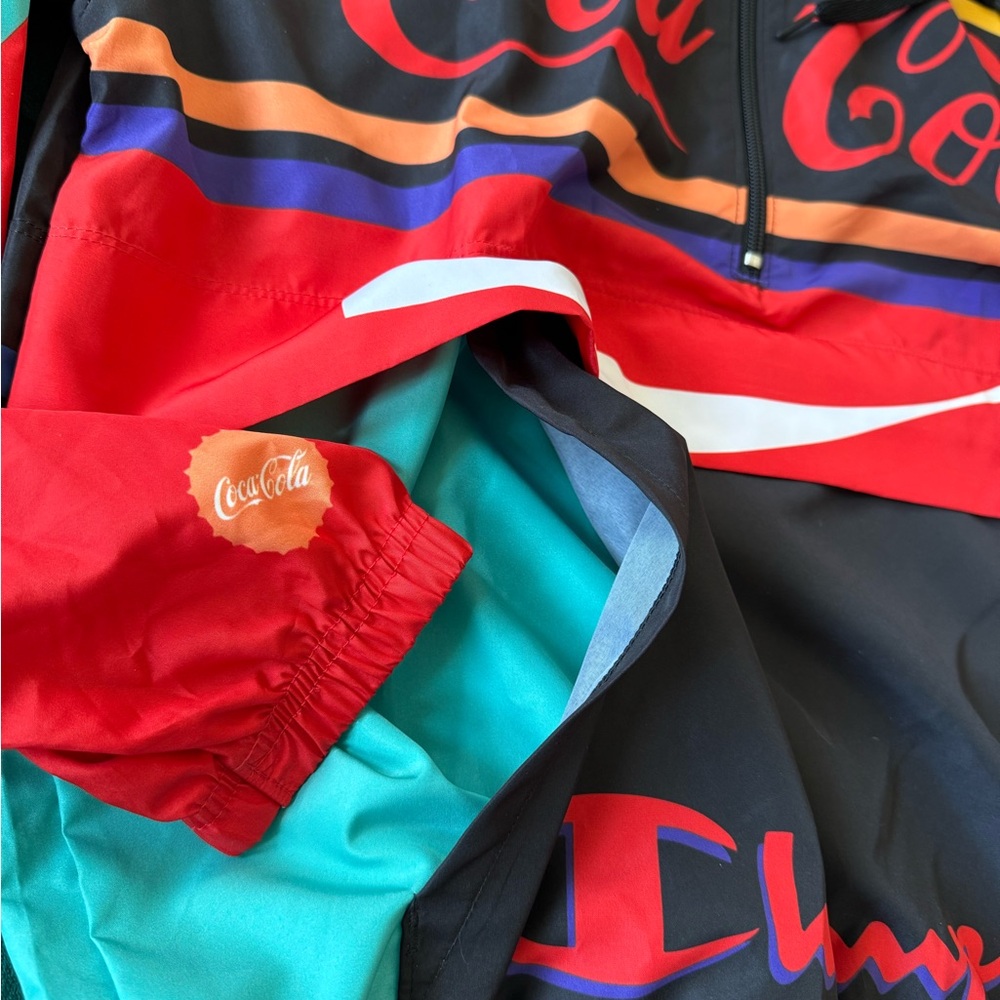 Champion x Coca-Cola Script Anorak Jacket - Picture 7 of 9
